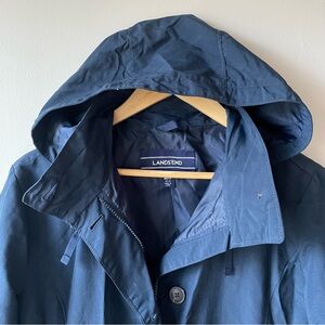 Lands' End Womens Light Weight Hooded Jacket